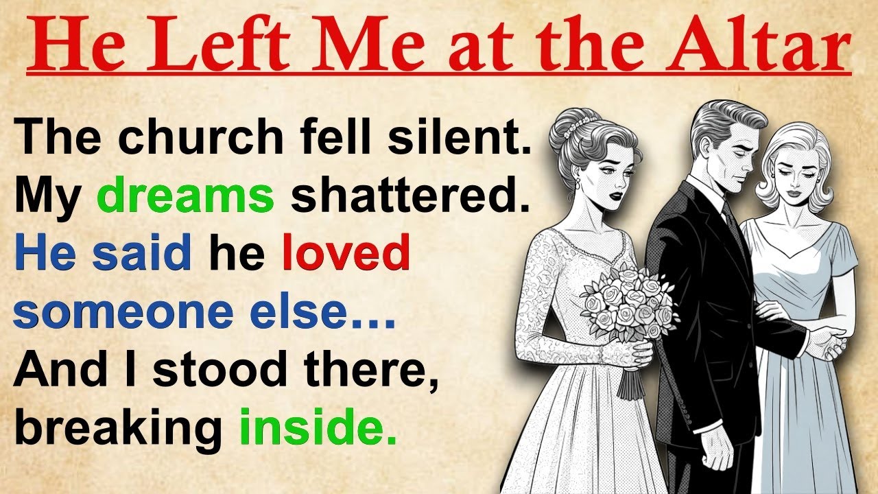 He Left Me at the Altar 💔 | Learn English Through Story | English Listening Practice | (Level B2)