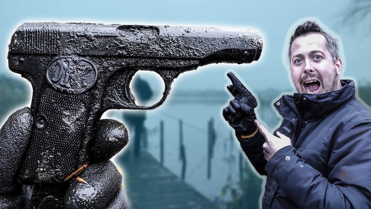FANGER PISTOL OG 1000 PATRONER!! // MAGNETFISKNING