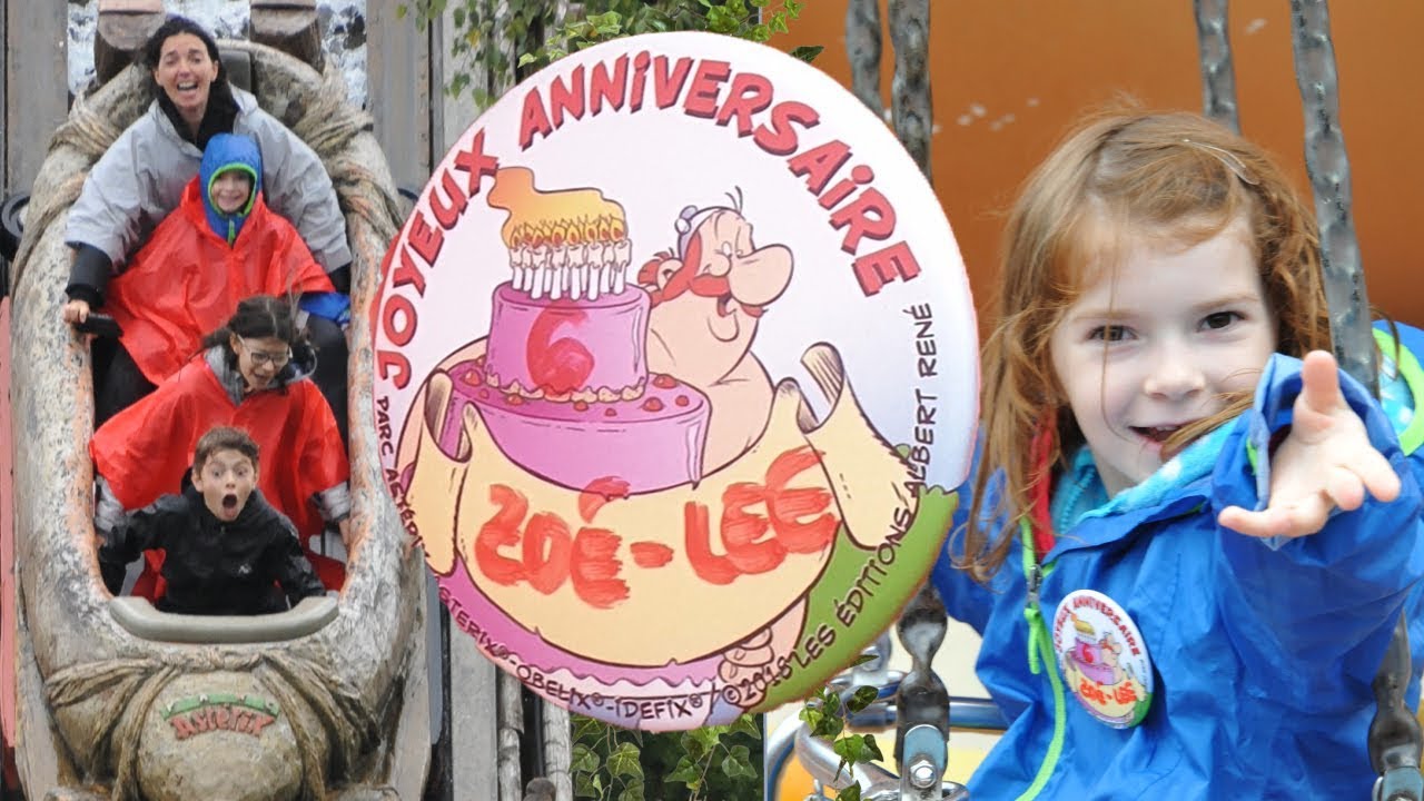 Surprise d'anniversaire pour Zoé-Lee : Parc Astérix