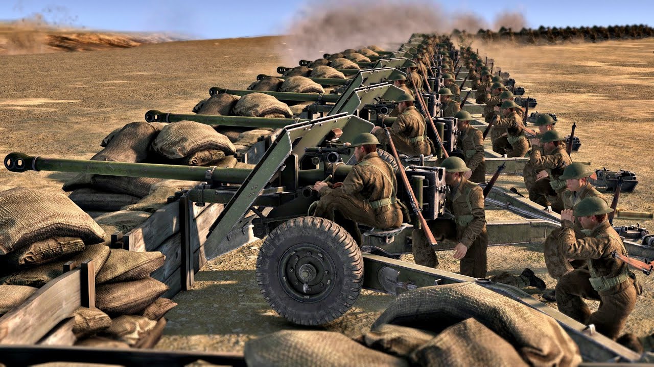 BRITISH SUPERFORTRESS vs GERMAN ASSAULT | Gates of Hell