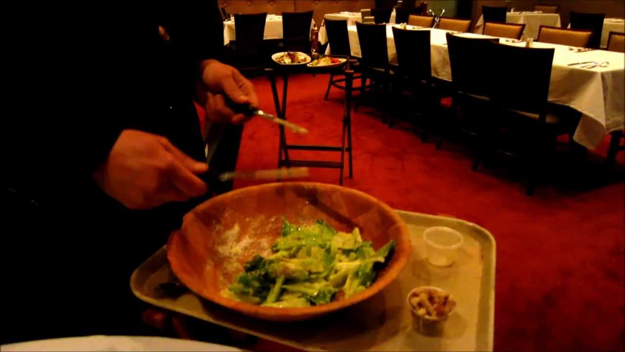 Bern's Steak House, Caesar salad -- Sophie Gayot of GAYOT.com