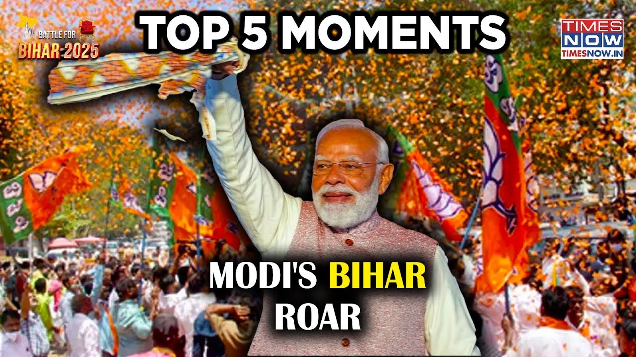 Modi Bihar Historic Win Speech | Top 5 Moments | 'MY' Rebranding, Congress Trolling & More, Watch