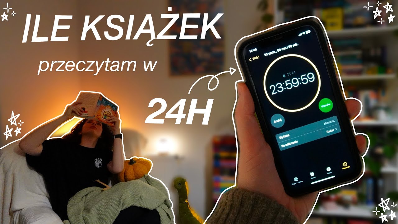 ILE KSIĄŻEK przeczytam W 24 GODZINY? 🎃🕓