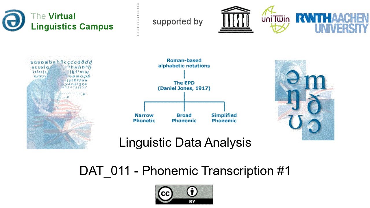 DAT_011 - Phonemic Transcription - VLC Series #1