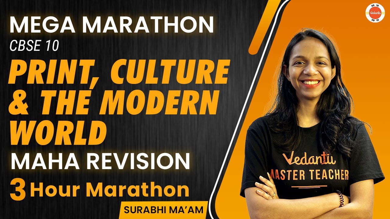 Print Culture and the Modern World Class 10 One Shot Revision SST | CBSE 2023 |@vedantucbse10th​