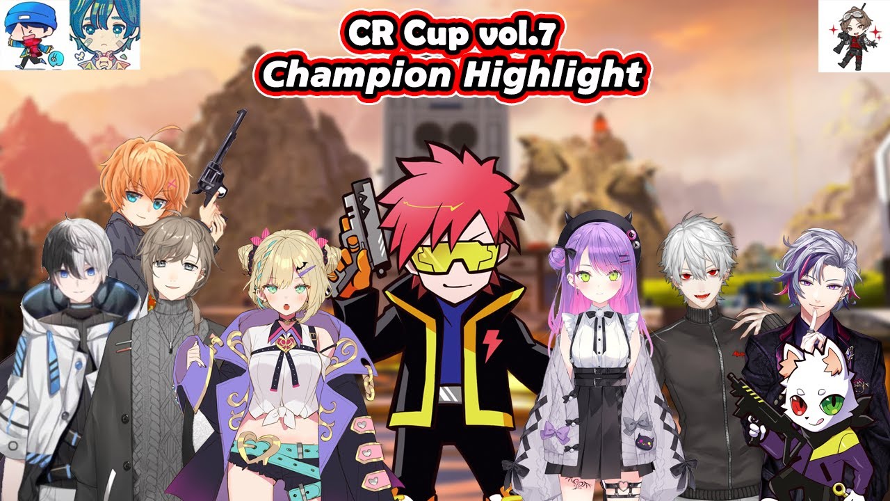 Cr Cup Apex Legends vol. 7 Champion Highlight ǀ ft. CPT, Kamito, Kanae and Kuzuha.