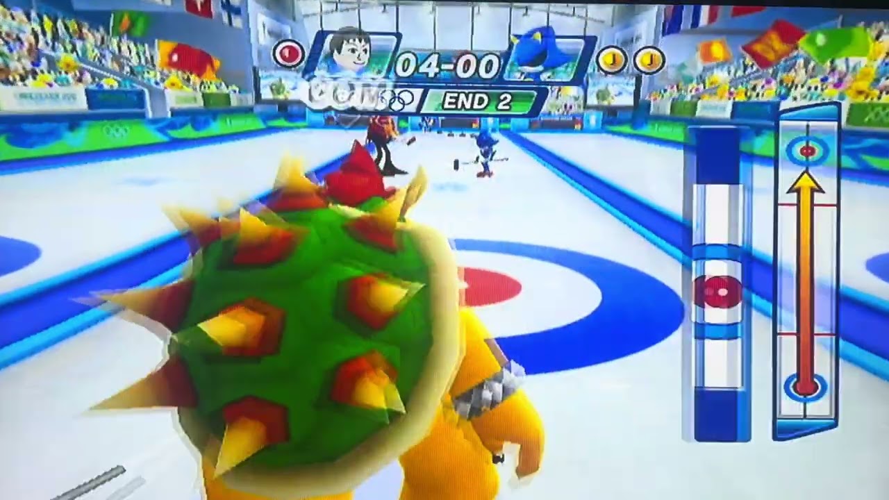 Mario And Sonic At The Olympics Winter Games Curling Event 
