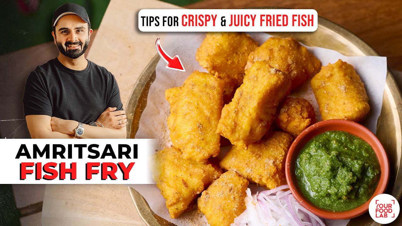 Winter Special Amritsari Fish Fry Recipe | Chaat Masala & Chutney | अमृतसरी फिश फ्राई | Sanjyot Keer