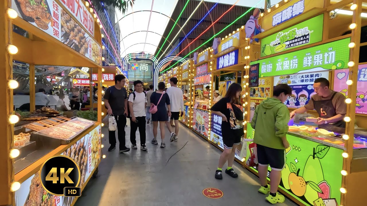 沉浸式徒步游览：辽宁省沈阳市太原街步行街-Walking Tour