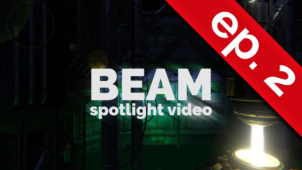 Beam Spotlight - Red Bounce Beam