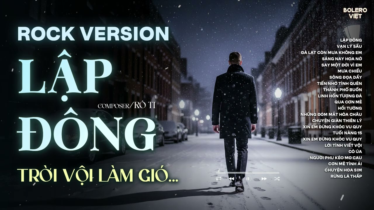LẬP ĐÔNG - ROCK VERSION | RÔ TI | TRỜI VỘI LÀM GIÓ LẬP ĐÔNG LÁ KIA THAY MÀU | BLUES ROCK HOT TIKTOK