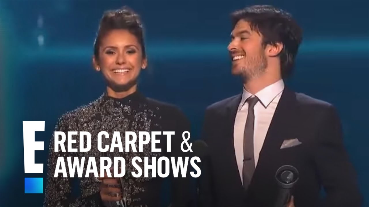 PCA for Favorite On-Screen Chemistry is Nina Dobrev and Ian Somerhalder | E! People's Choice Awards