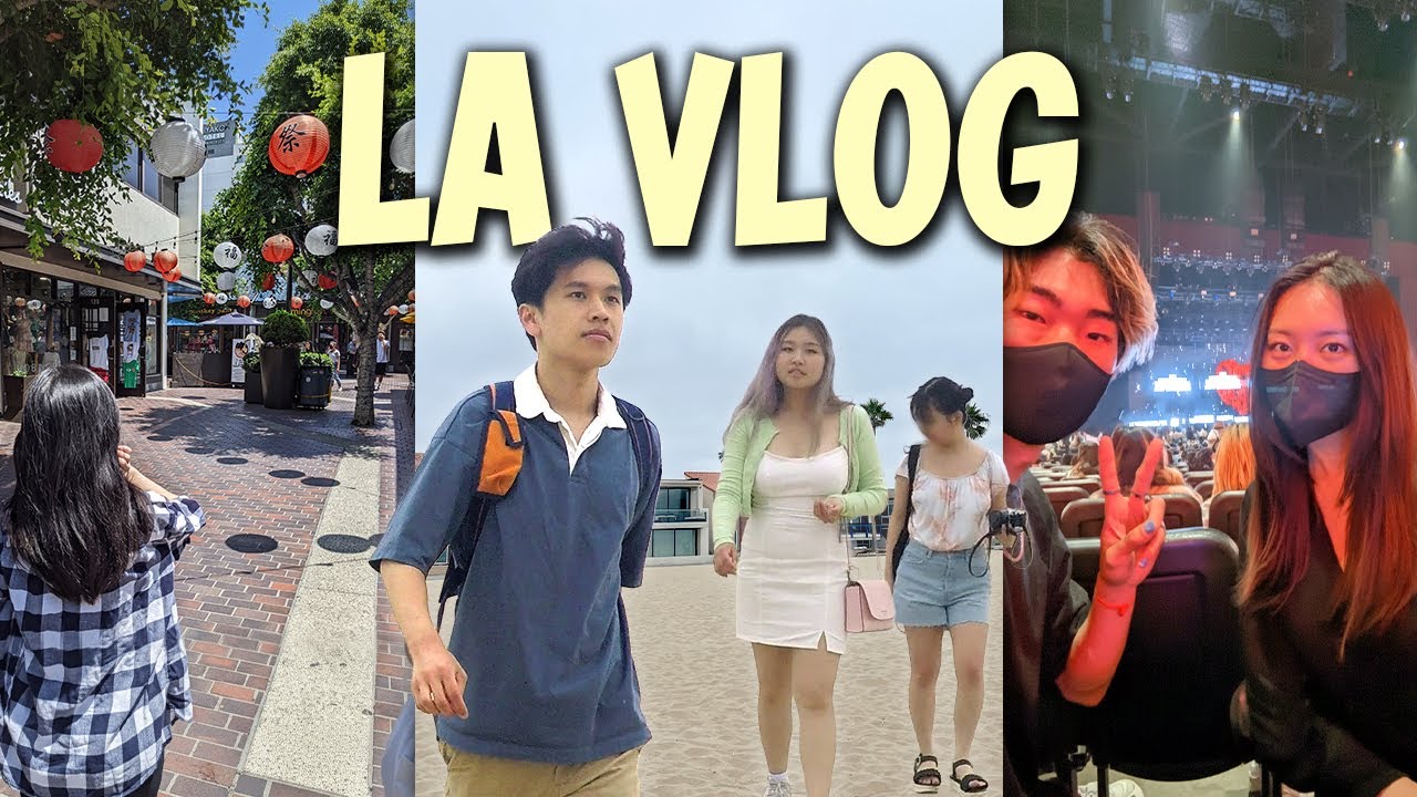 Chaotic LA Adventures | newport beach, little tokyo, txt concert, koreatown, & arcades! - vlog