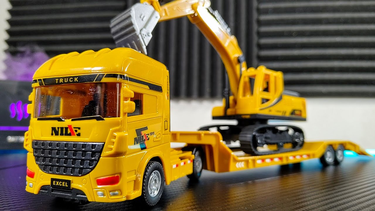 Toy Construction Vehicles. TRUCK, EXCAVATOR..