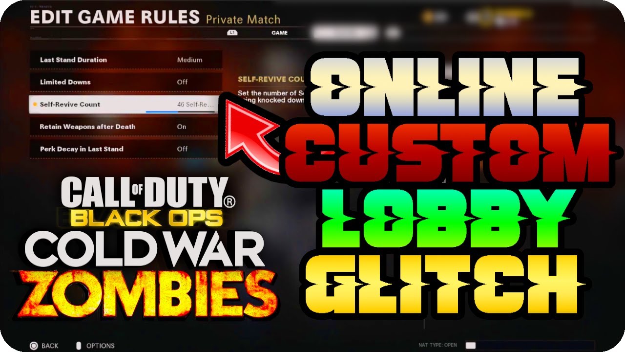 Cold War Zombie Glitches: Online Custom Mutations Lobby Glitch *Unlimited Self Revives* Die Maschine