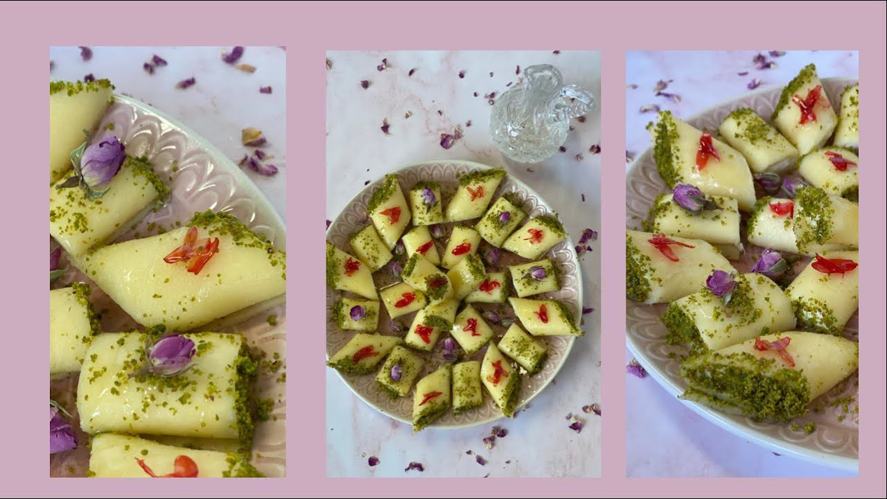 Halawt El Jibn Rezept mit Ashta/ Qashta/ Kashta/ Mozarella- Röllchen/ Arabisches Dessert