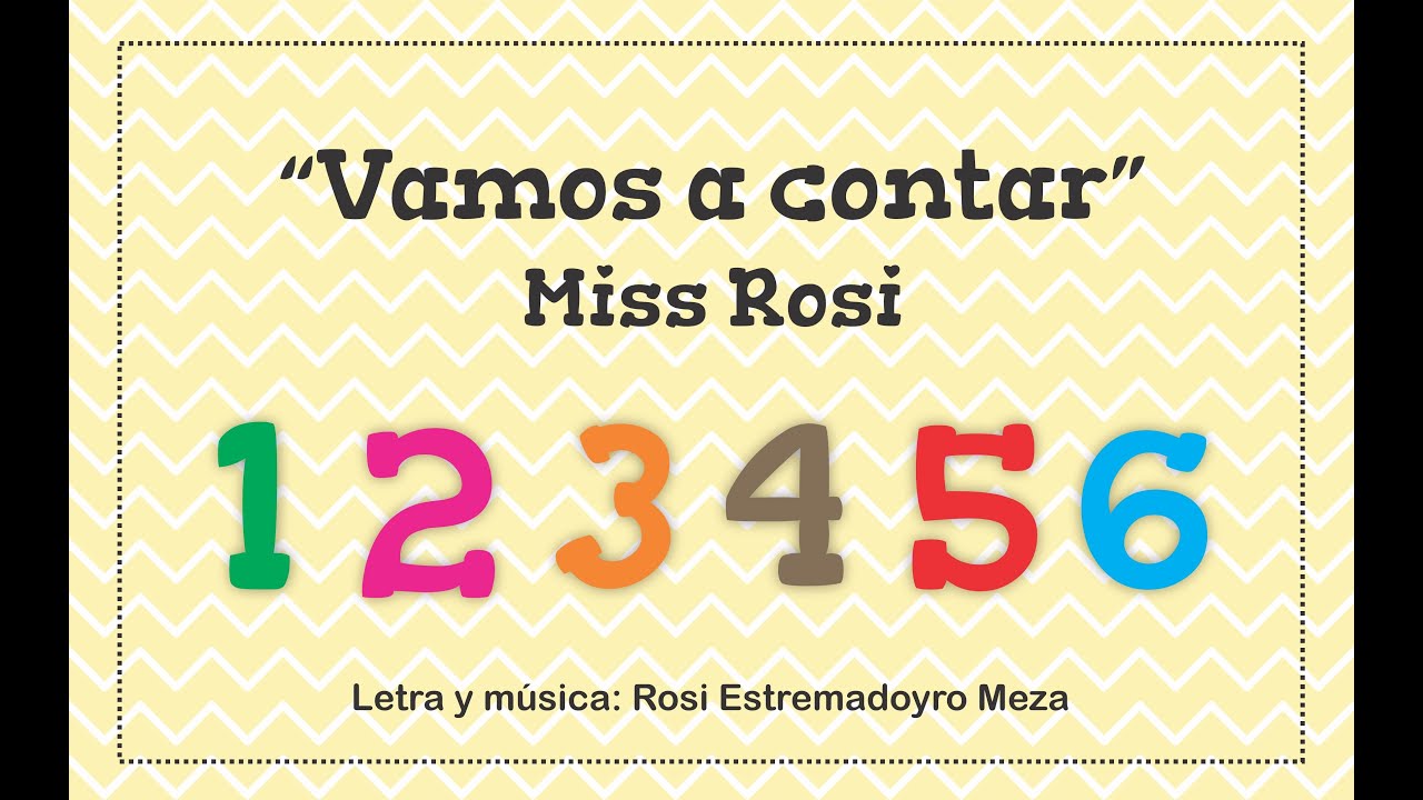 Vamos a contar - Miss Rosi
