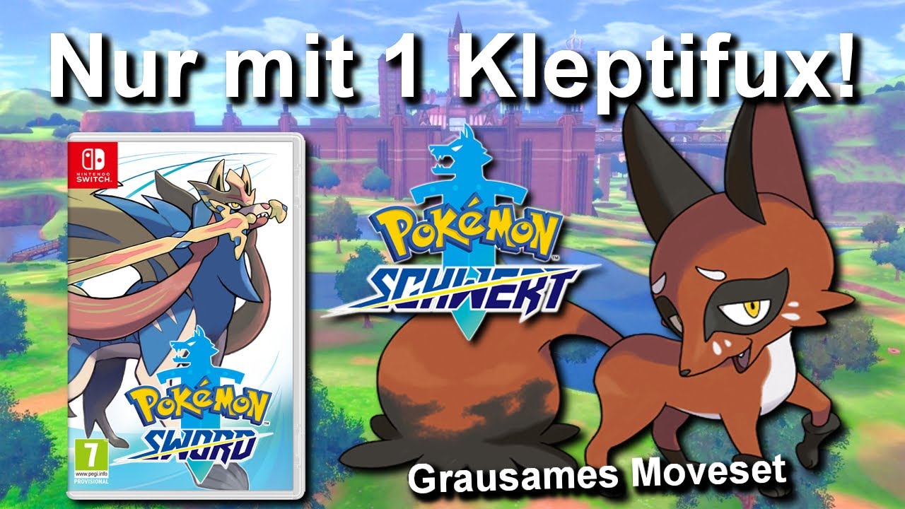 Kann man Pokemon Schwert mit NUR einem KLEPTIFUX durchspielen? (+ Keine Items in Kämpfen)