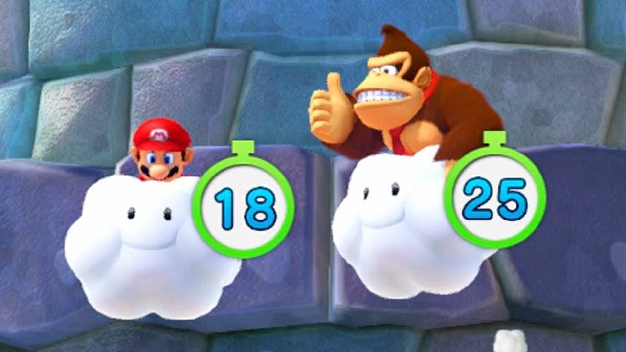 Mario Party 10 Coin Challenge #116 Donkey Kong Vs Mario Vs Daisy Vs Wario Master Difficulty