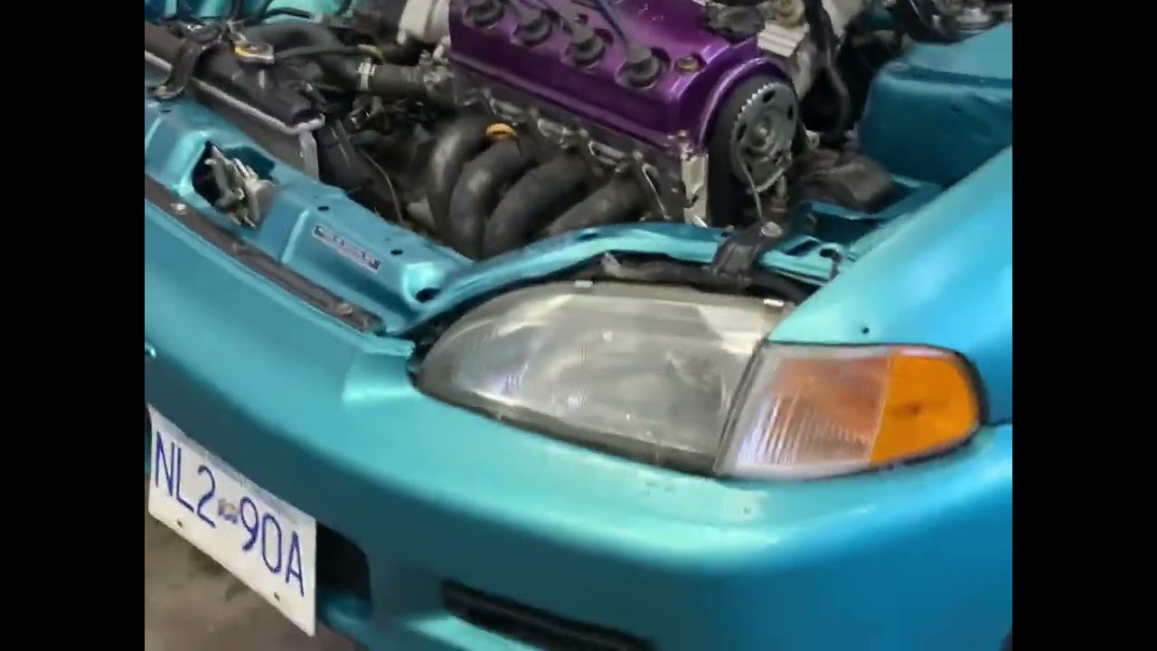 Pulling d16 out of a eg civic how to