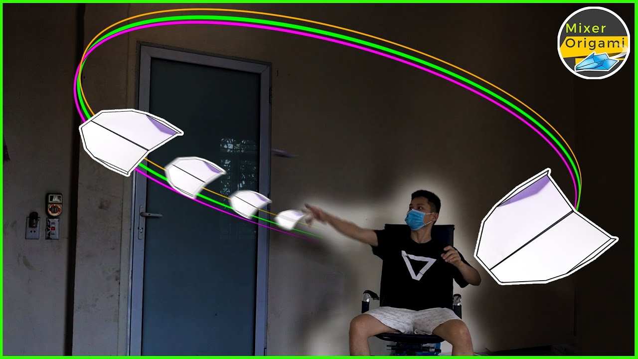 How To Make Paper Plane Boomerangs #02. DIY Airplane Fly Come Back