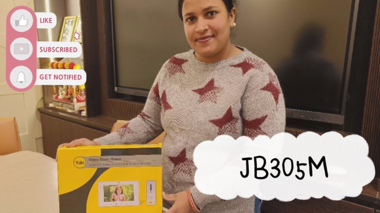 JB 305 M VIDEO DOOR PHONE CONNECTED WITH YOUR DOOR LOCK #yale #yalelock #youtubevideo #yalesmartlock