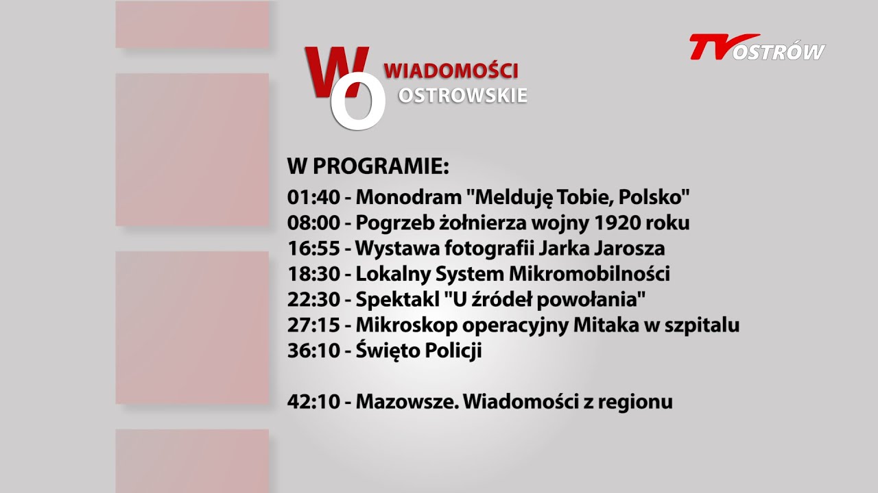Wiadomości Ostrowskie z 27.08.2021