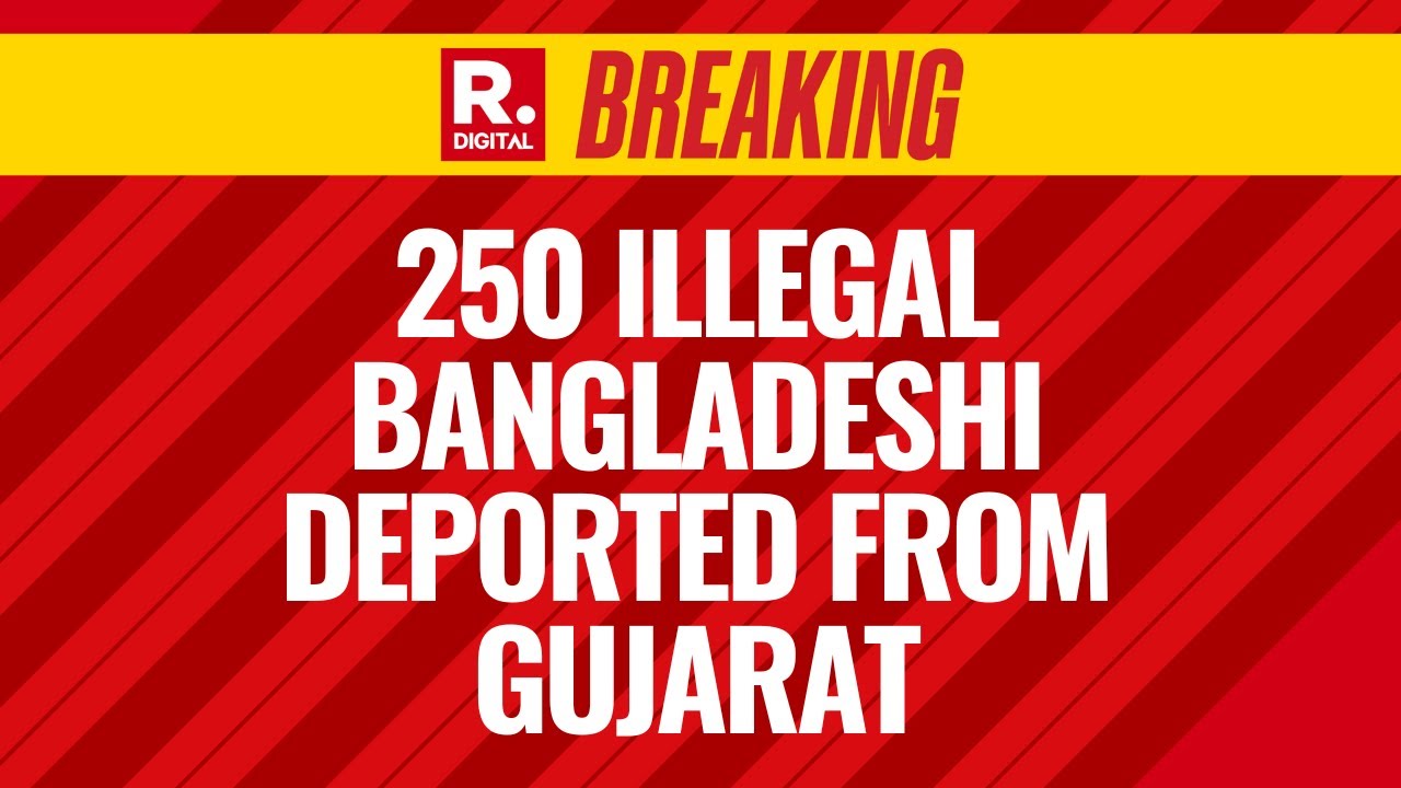 250 Bangladeshi Nationals Deported from Gujarat to Dhaka via Special Aircraft
