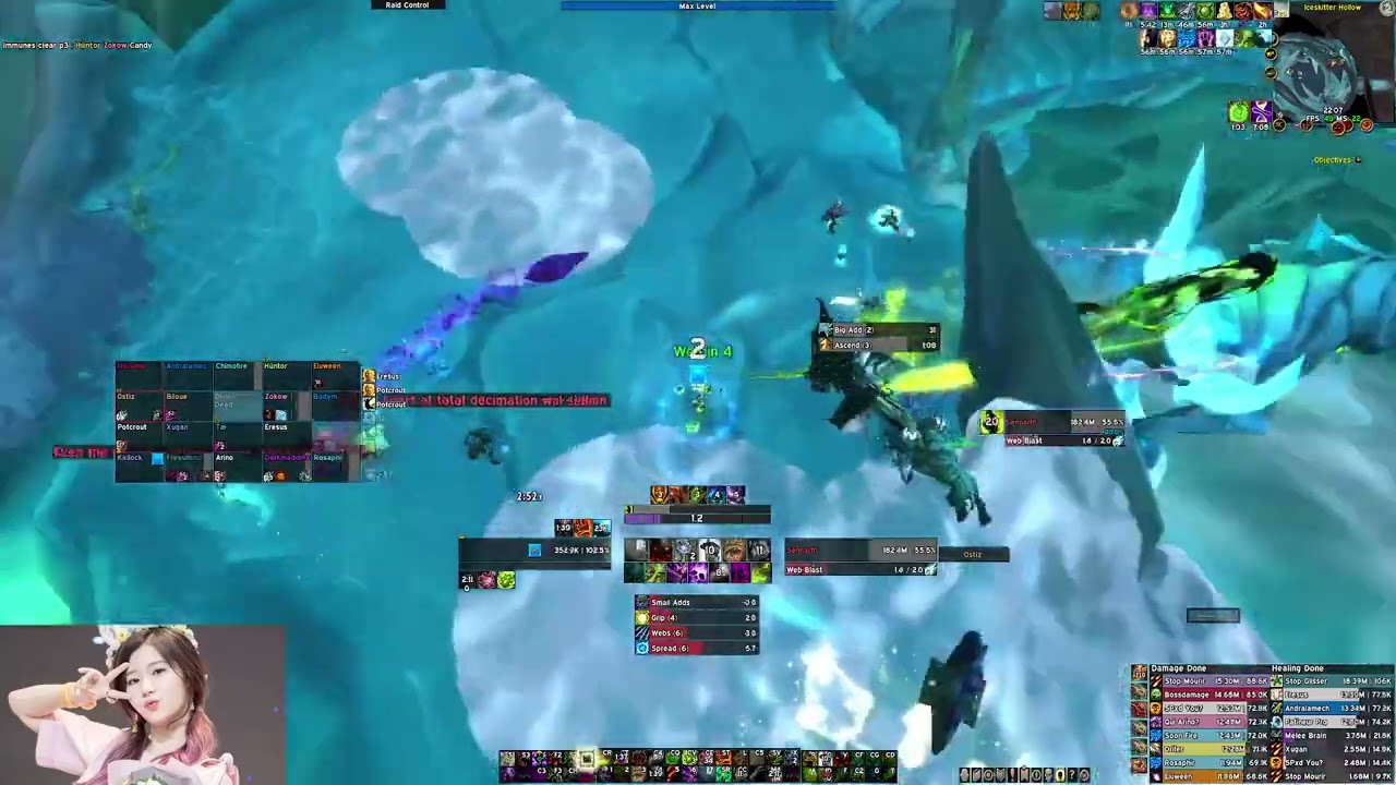Origin vs Mythic Sennarth - Destro Lock PoV
