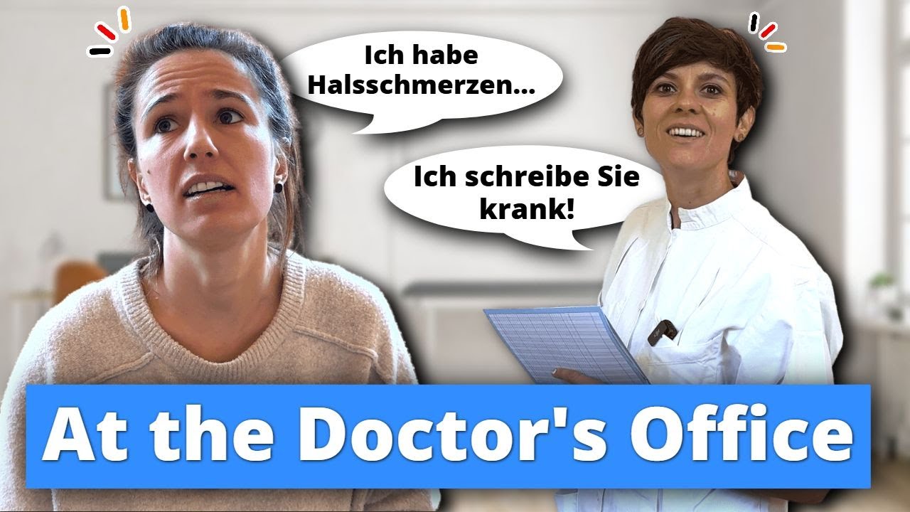 Real-Life Dialogue at the Doctor's Office in German
