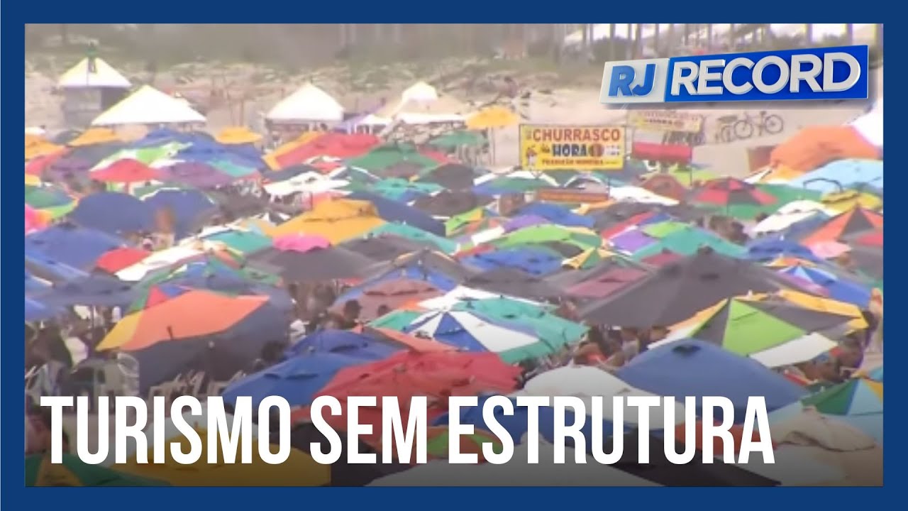 Moradores e visitantes reclamam da falta de estrutura nos pontos turísticos de Cabo Frio