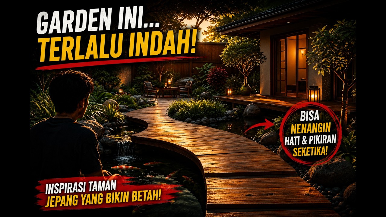 5 Inspirasi Garden Outdoor Japanese Style yang Estetik & Menenangkan