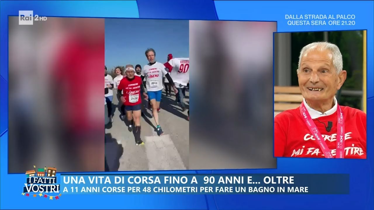 Una vita di corsa   - I Fatti vostri - Puntata del 11/04/2023