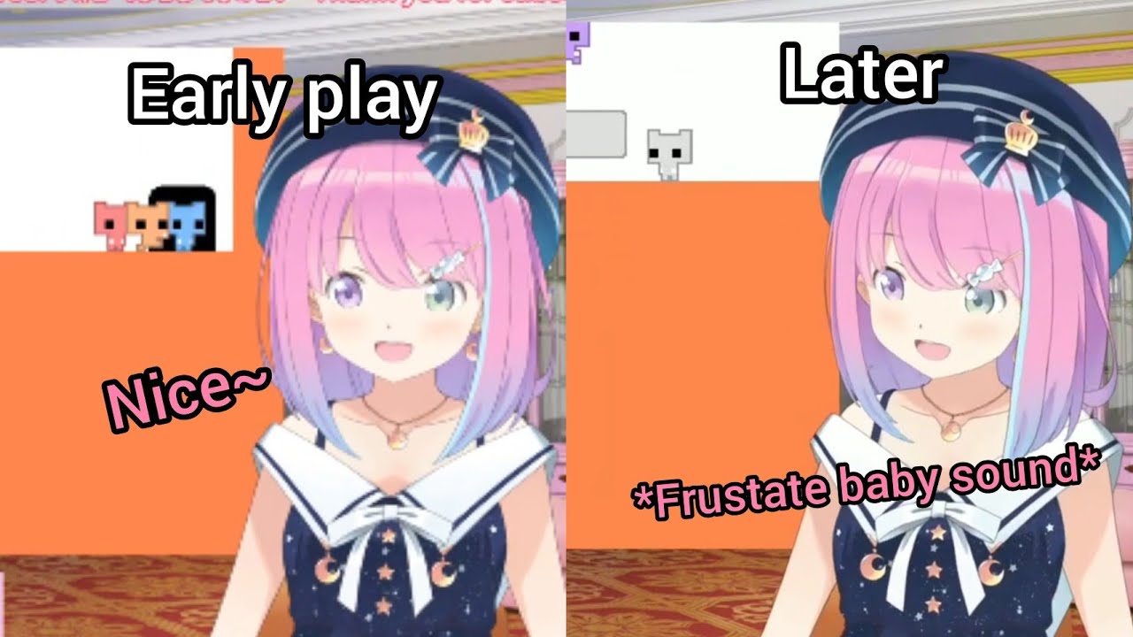 Luna frustates because LuKnight is uncommandable [Pico Park] [Hololive | Eng Sub]
