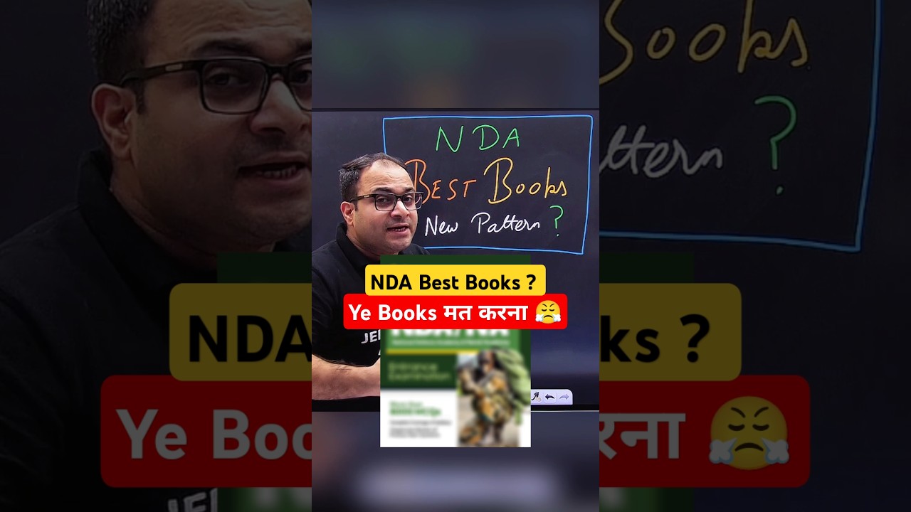 📚 NDA Best Books ? #nda #ndaexam