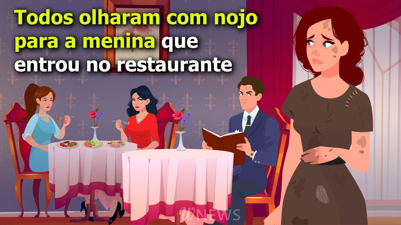 O empregado foi desagradável com uma garota mendiga que pediu apenas um copo de água