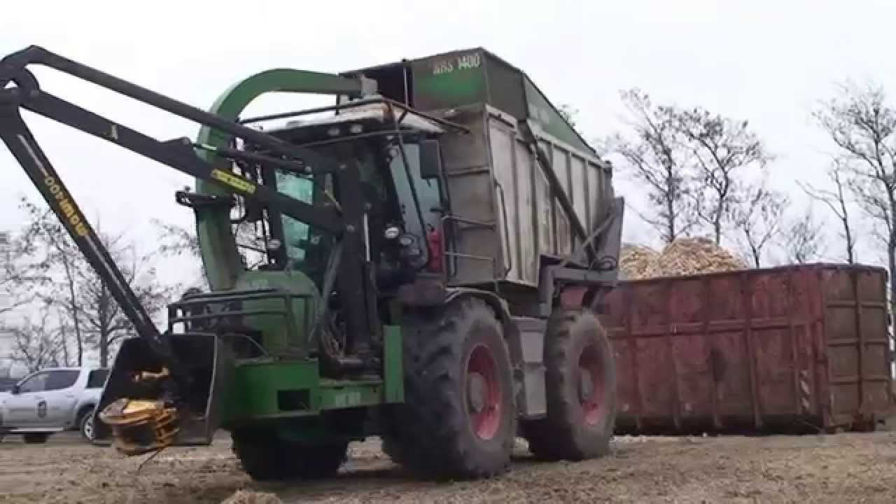 NHS 1400f on Claas Xerion 3300 Skovbyholm Gront