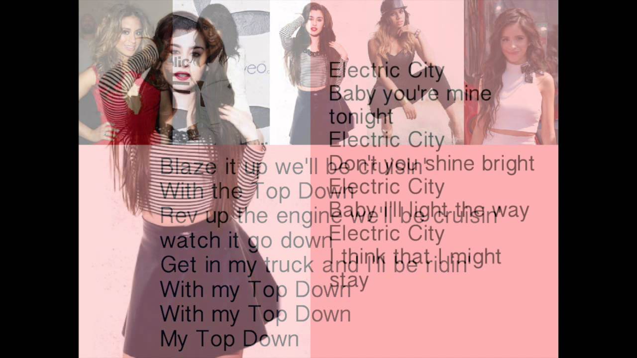 Fifth Harmony - Top down lyrics + pictures