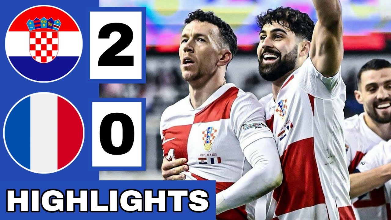 ⚪️Croatia vs France (2-0) Extended HIGHLIGHTS | UEFA Nations League Quarter-Finals
