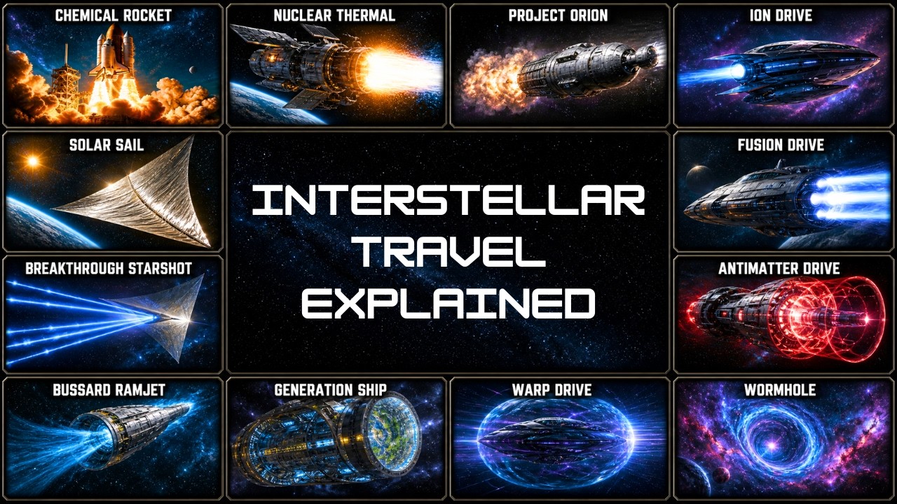 Every Method We Could Use To Reach A New Star System Explained In 3 Hours