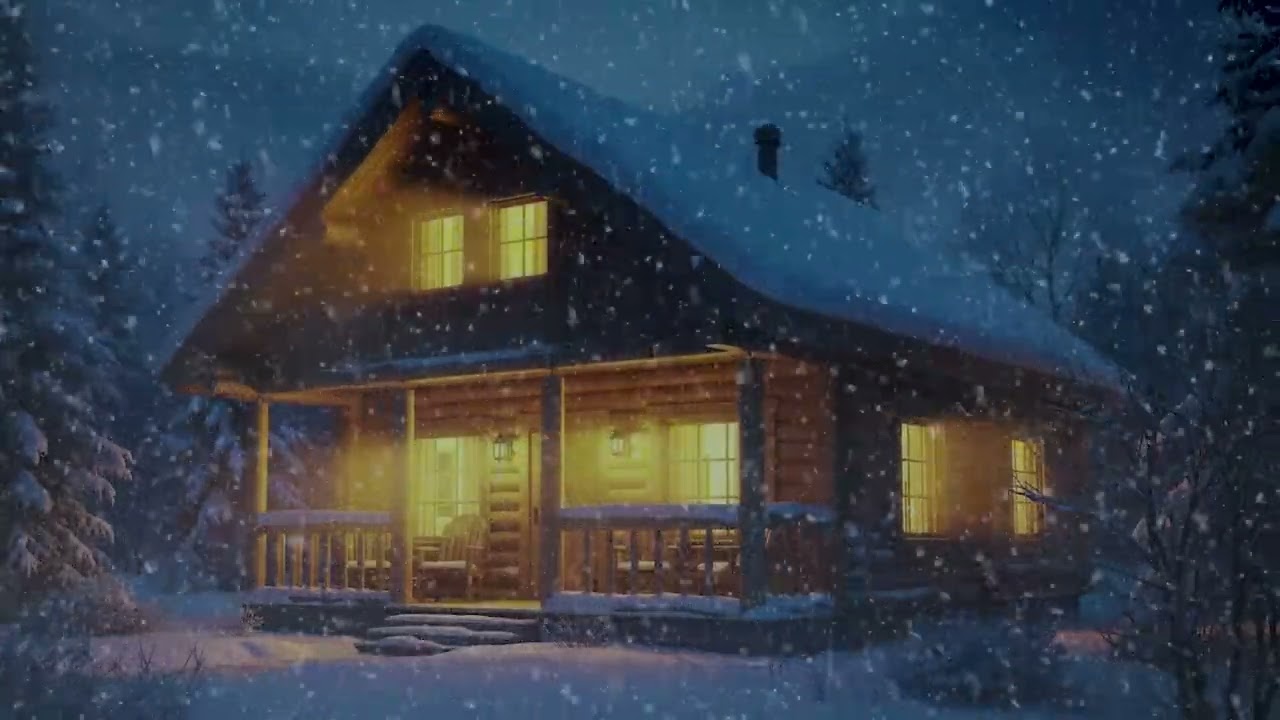 Relaxing Snow Sounds with Soft Wind | Winter Ambience for Sleeping – Snowvae