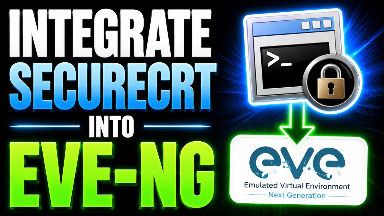 Как интегрировать SecureCRT в EVE-NG (БЫСТРО и ЛЕГКО)