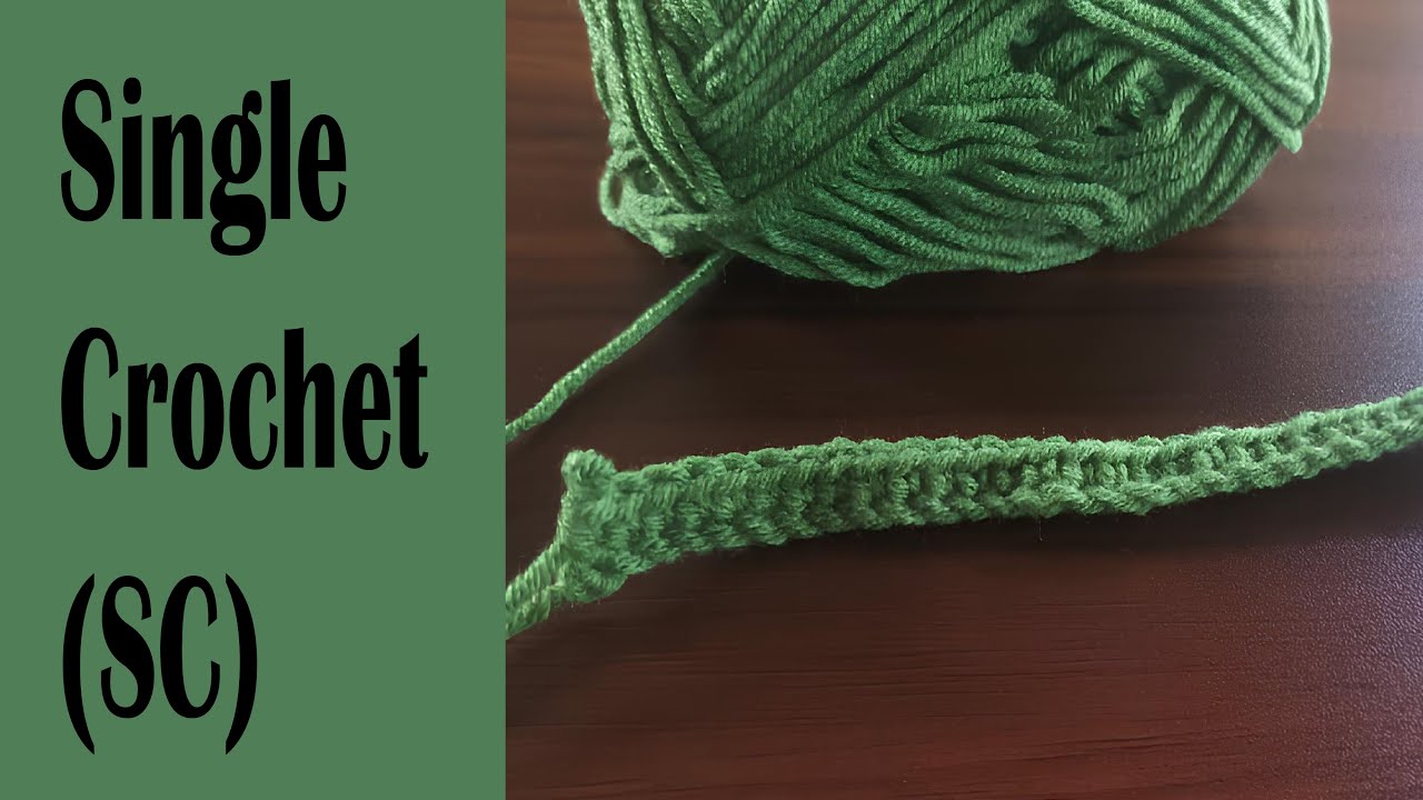 Single Crochet Stitch | How to crochet for beginners 
