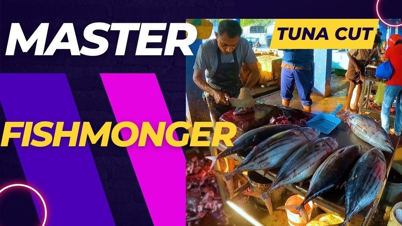 Master Fishmonger: Traditional Large Tuna Cutting Skills
