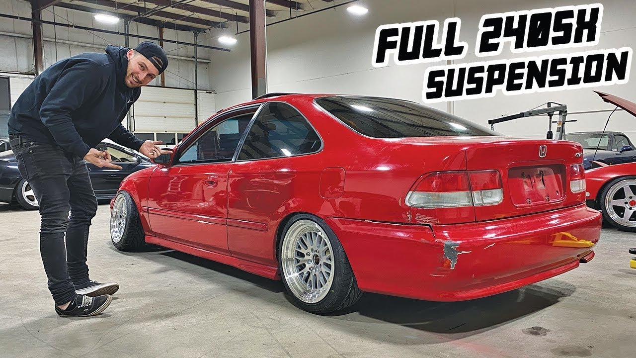 RWD Honda Civic touches the ground and rolls for the FIRST time!