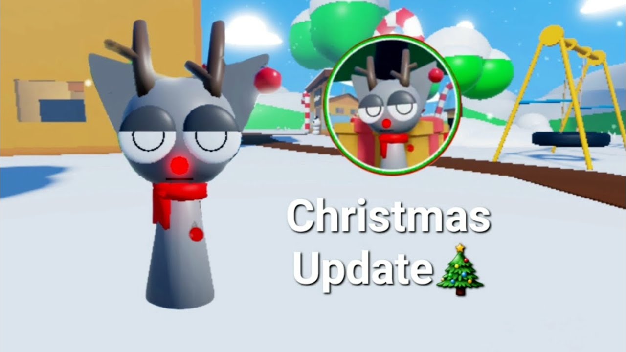 Как получить рождественский морф Reindeer Gray в 3D Sprunki RP And Animations | Roblox