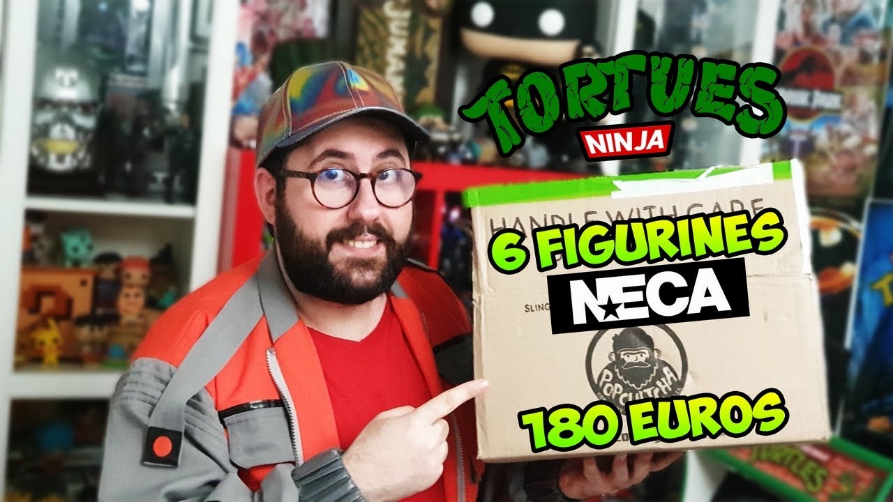 LES 6 NOUVELLES FIGURINES TORTUES NINJA NECA !