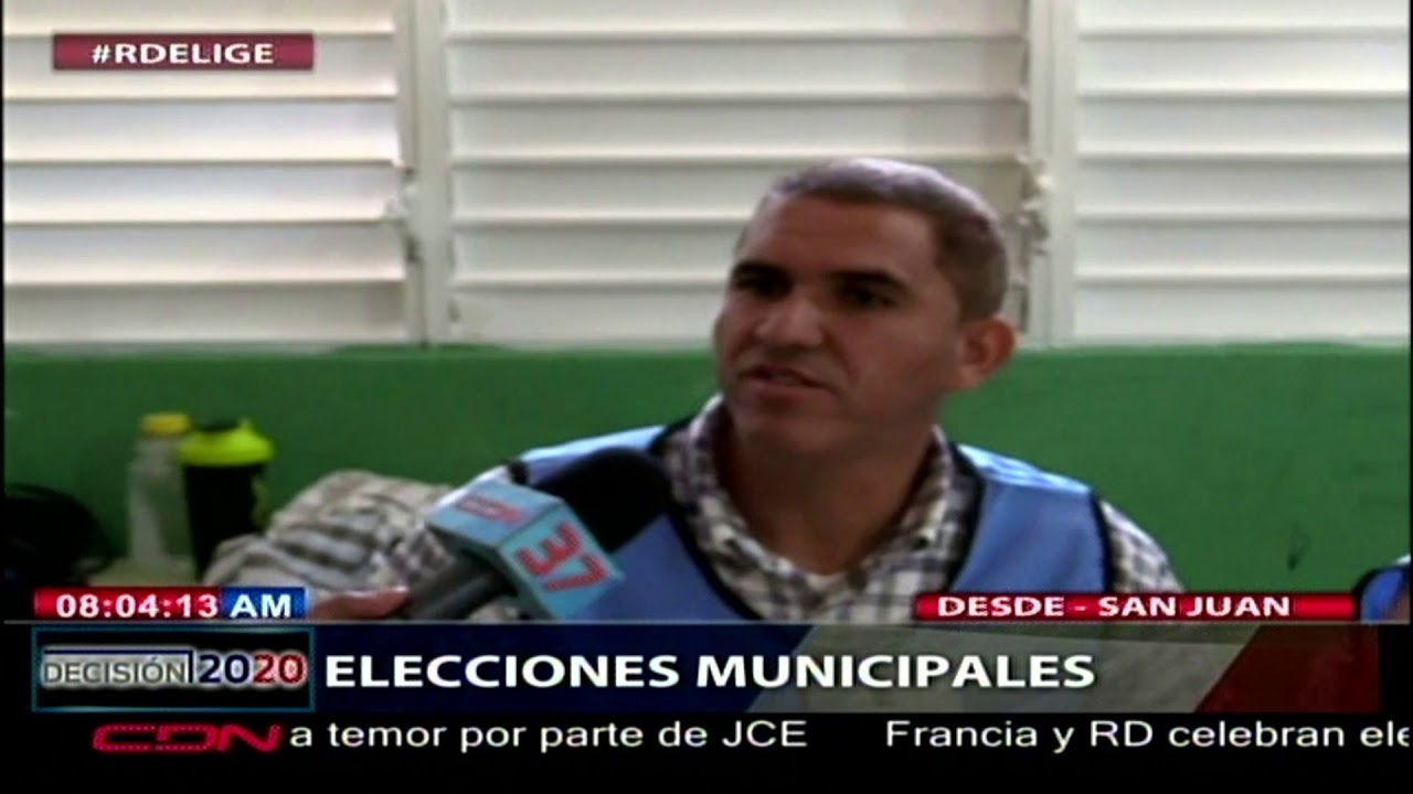 Acuden masivamente a votar en San Juan de la Maguana