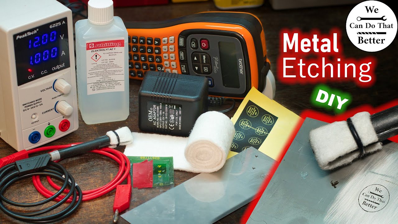 Metal Etching - How To Do It At Home