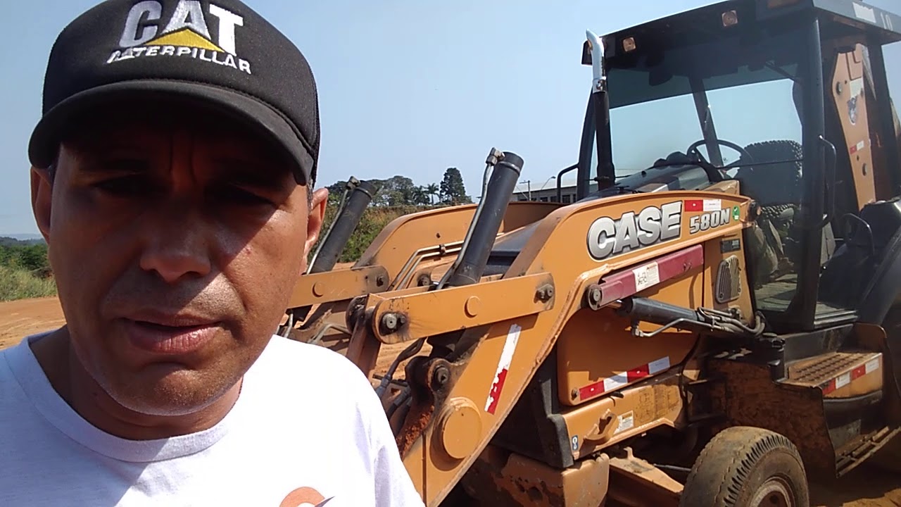 Retroescavadeira Teste de operador